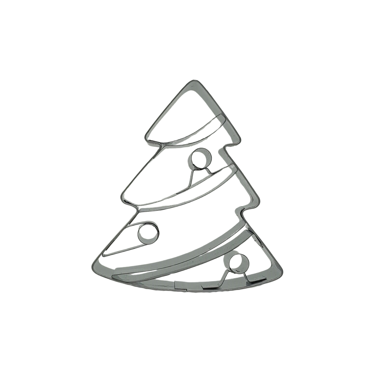 Christmas Tree with Internal Detail 7.2cm Cookie Cutter Stainless Steel