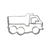 Dump Truck 8cm Cookie Cutter Stainless Steel