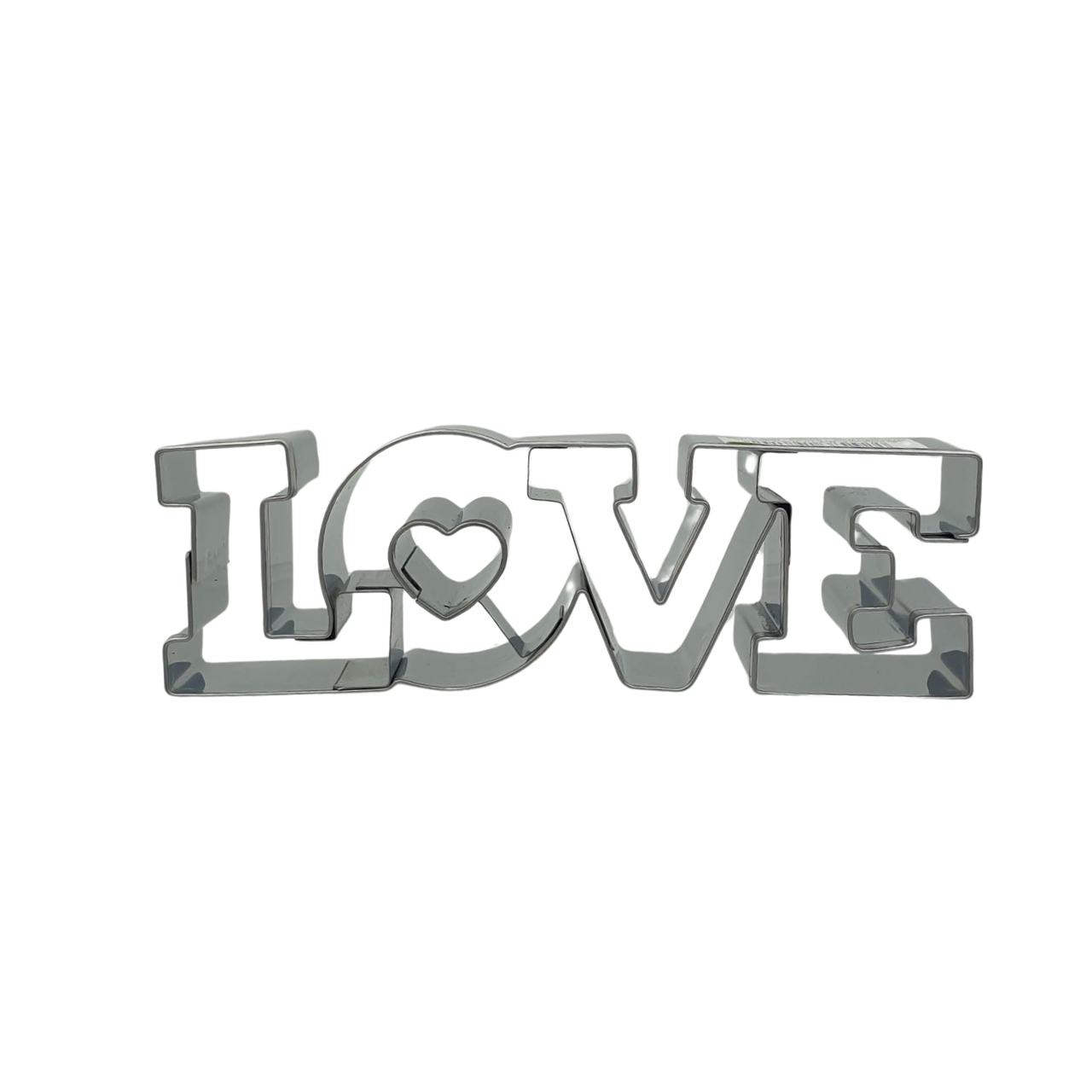 Love Word 11cm Cookie Cutter Stainless Steel