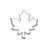 Maple Leaf 7.5cm Cookie Cutter Stainless Steel