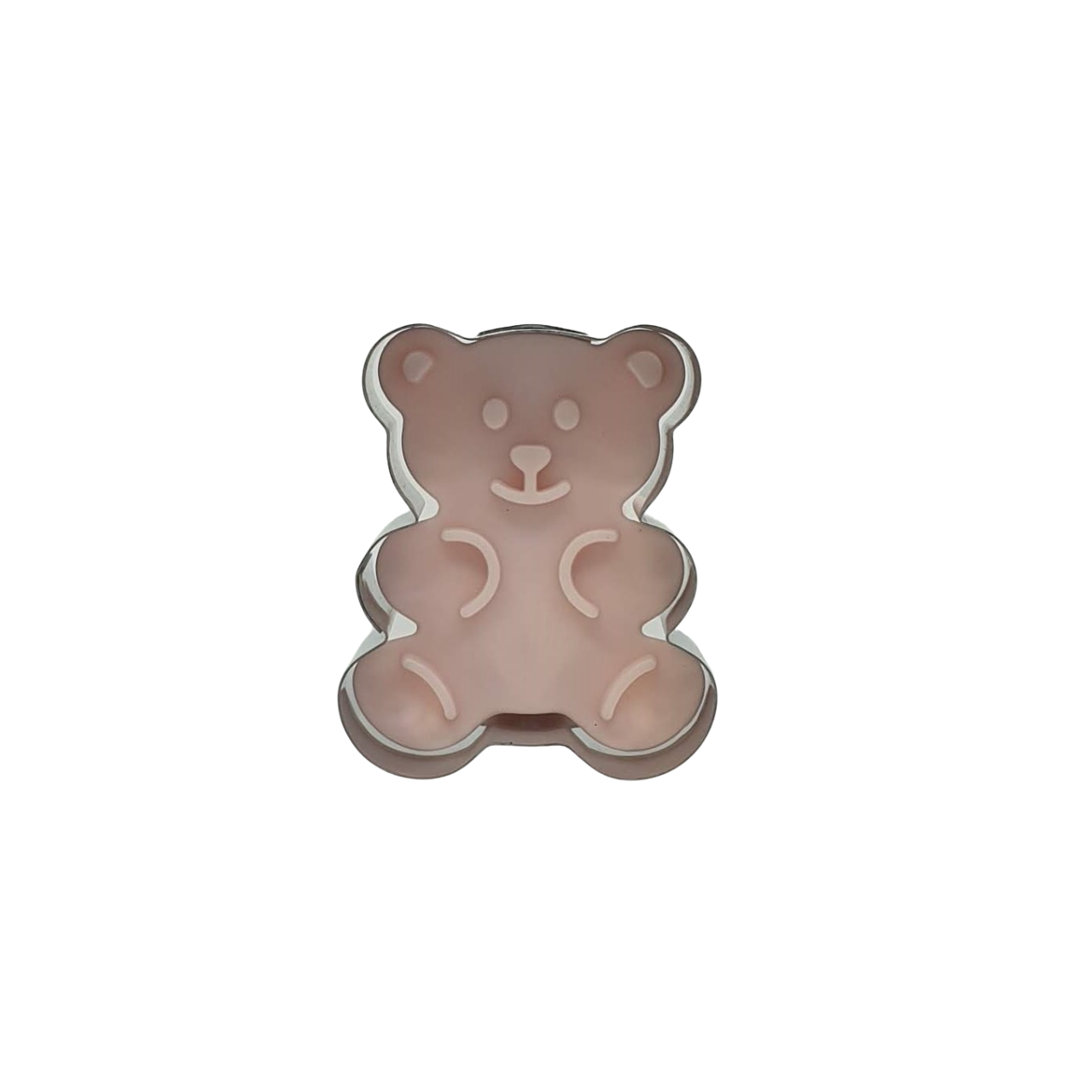 Teddy Bear Stamp and Cookie Cutter 4.5cm Stainless Steel